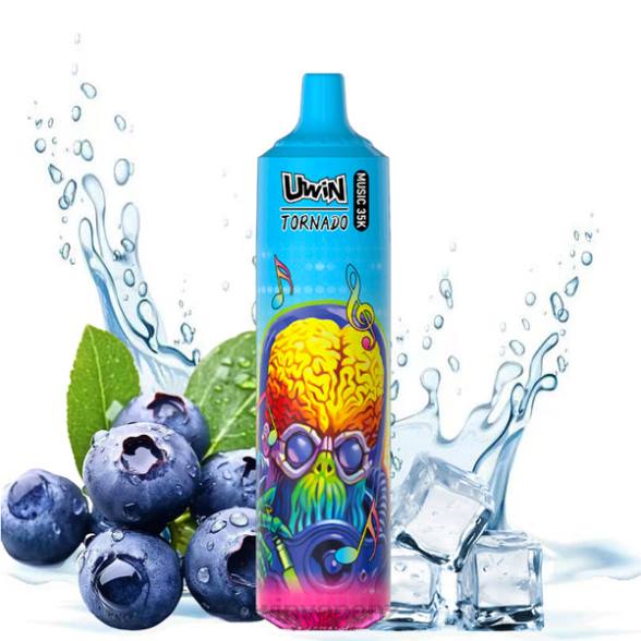 Uwin Vape Shop - UWIN CRYSTAL 35K DISPOSABLE VAPE Blueberry On Ice VHX419